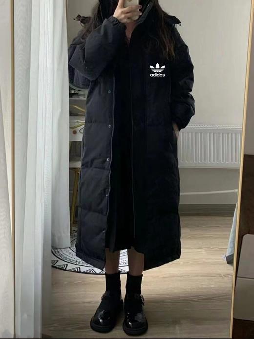 F011323三叶草中戏防风保暖长款羽绒服男女同款 商品图0