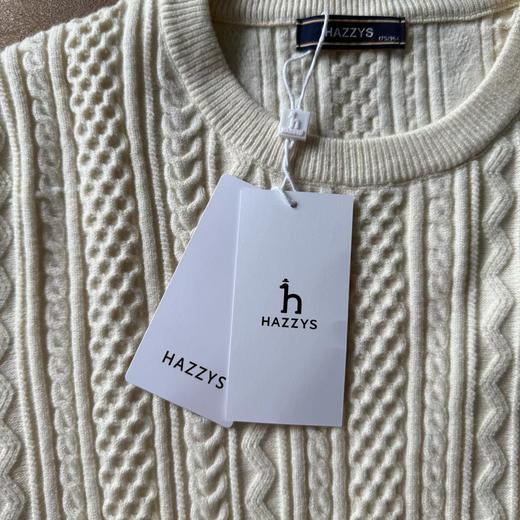 F011337男士圆领肌理感绞花毛衣保暖针织衫上衣 商品图11