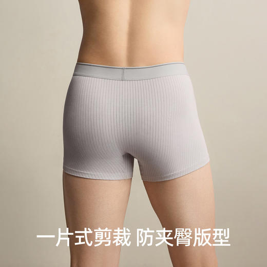 【新品上新】有棵树10A抗菌透气莫代尔男士四角内裤3条装-U1323 商品图4