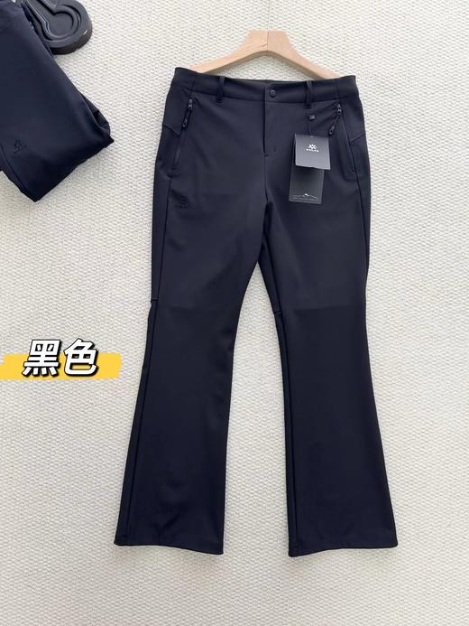 F011349春款T11微喇防风加绒软壳裤户外运动登山徒步女款 商品图2