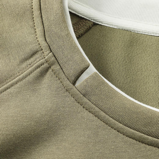 gxgjeans 男装【假两件卫衣】舒适日常百搭男士内搭校园通勤宽松圆领套头卫衣男K&C 商品图7