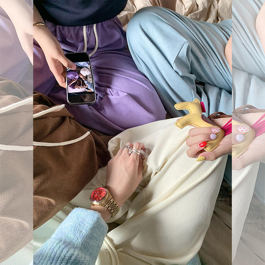 <曾小咸推荐>现货秒杀 ！微信超特价！加绒休闲裤  秒杀89.99！ 休闲裤（不加绒） 秒杀79.99！蓝色开衫 秒杀99.99！假两件针织 秒杀 89.99！ 商品图2