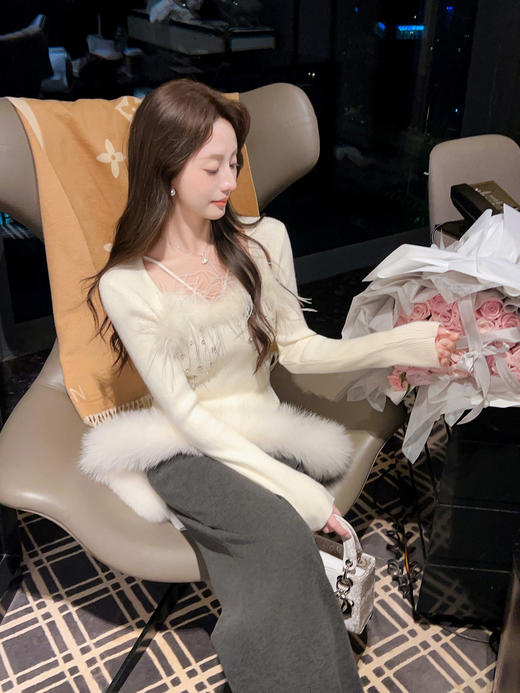 张心子【长腿lulu裤】秋冬高腰保暖加绒休闲裤裤子 U2512037 商品图12