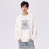 gxgjeans 男装25秋款男士圆领卫衣柔软亲肤简约百搭印花卫衣校园通勤打底衫男K&C 商品缩略图2