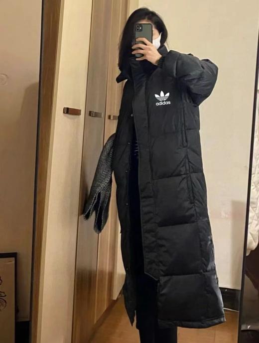 F011323三叶草中戏防风保暖长款羽绒服男女同款 商品图1