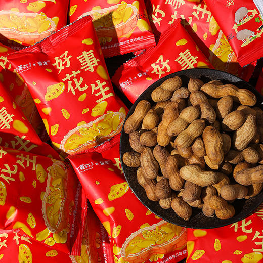 【村书记进城卖山货】奋求香脆好事花生 传统秘制 更香更入味 商品图2