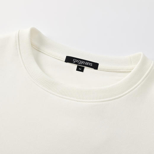 gxgjeans 男装【多色可选】男士圆领卫衣2025秋款舒适简约休闲打底衫上衣男K&C 商品图6