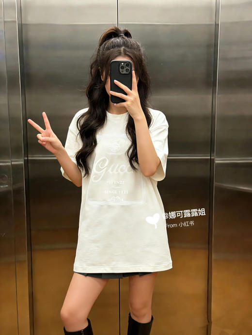 古驰 2026春夏新款 简约印花T恤(MM) 商品图8