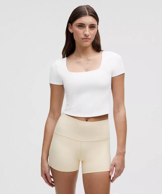 好折！lululemon Wunder方领短袖短裤T恤 原价￥800，现在￥399直邮到手 商品图1