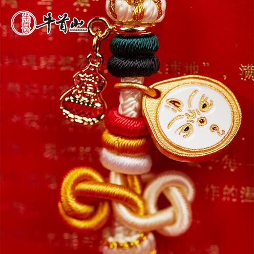 牛首山文创五色财神系列红绳本命年礼物编织手绳情侣闺蜜节日礼物 商品图2