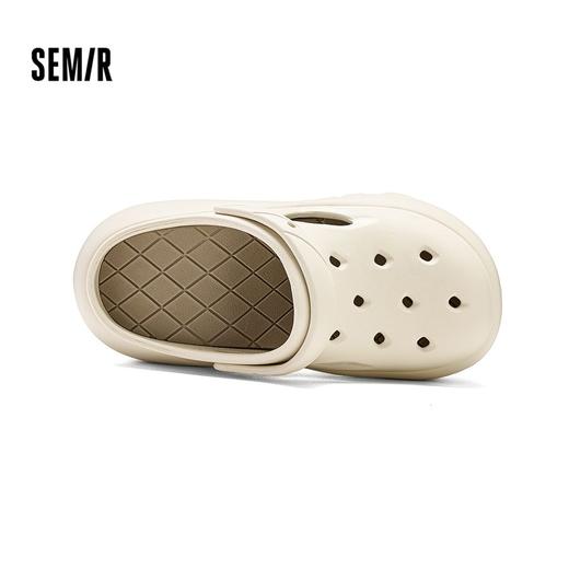Semir女士厚底增高洞洞鞋春夏款沙滩鞋EVA凉鞋凉拖鞋 商品图2