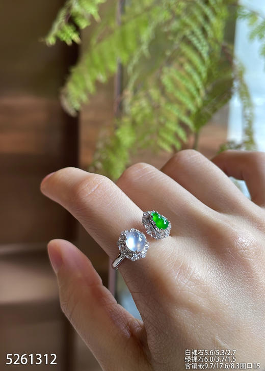 5261312，蛋面戒指。具体价格微信咨询 商品图2