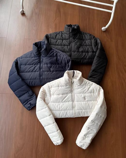 F011310冬季小标刺绣立领排骨面包服羽绒棉服棉衣外套男女同款 商品图3