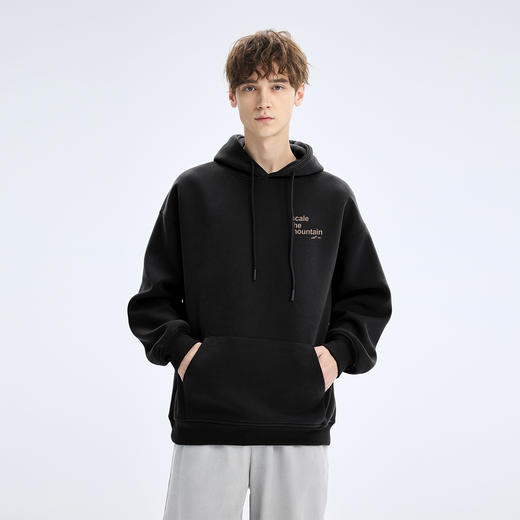 gxgjeans 男装情侣款连帽卫衣25秋款简约时尚百搭青少年校园套头卫衣打底衫男K&C 商品图2