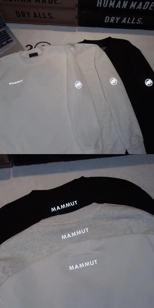 F011304新款2026小标印花加绒加厚圆领卫衣男女同款 商品图6