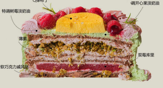 开心莓果烤布蕾 商品图1