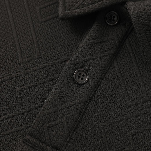 gxgjeans 男装【肌理感面料】男士长袖POLO衫25秋款个性绣花青少年打底衫K&C 商品图8