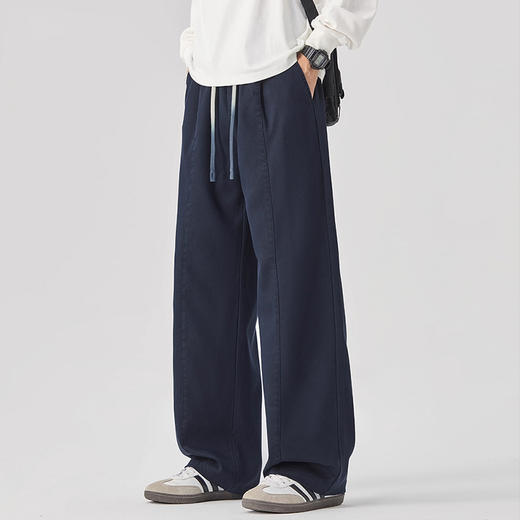 裁缝学苑MQ75宽松直筒长裤新款加绒加厚美式阔腿裤纸样男装样板 商品图4