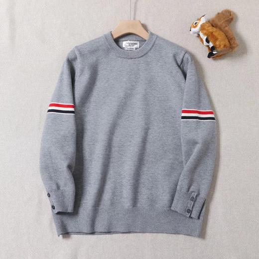 F011301秋冬单品极简基础款男士通勤圆领针织衫毛衣 商品图9