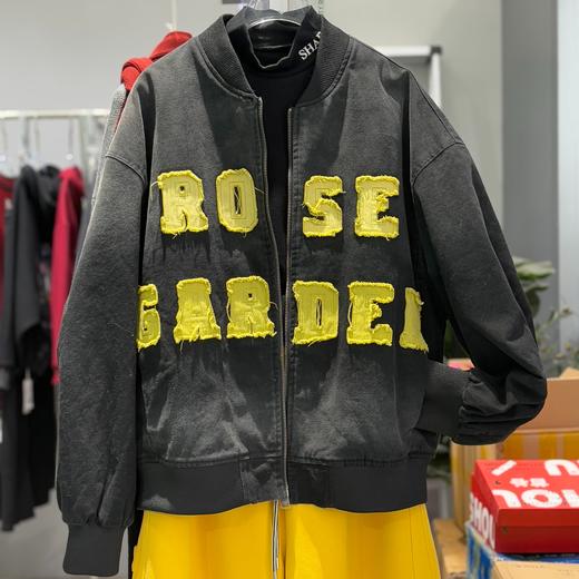 NC棒球领撞色贴字母夹棉外套51117（黑）冬季254030140321 商品图1