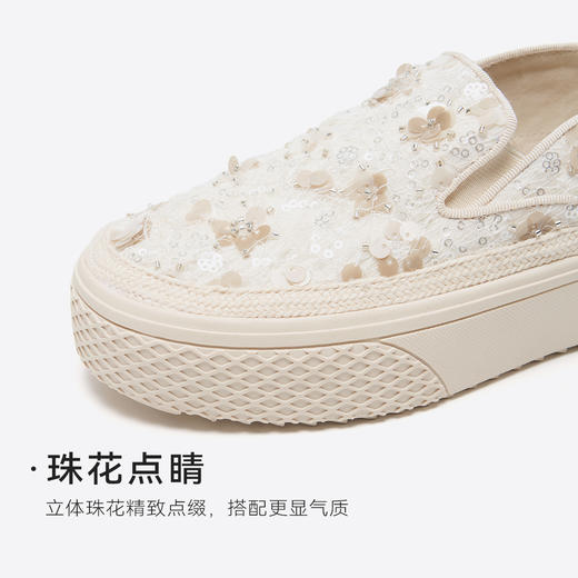 星期六26春新款精致珠花厚底渔夫鞋SSE1111098 商品图7