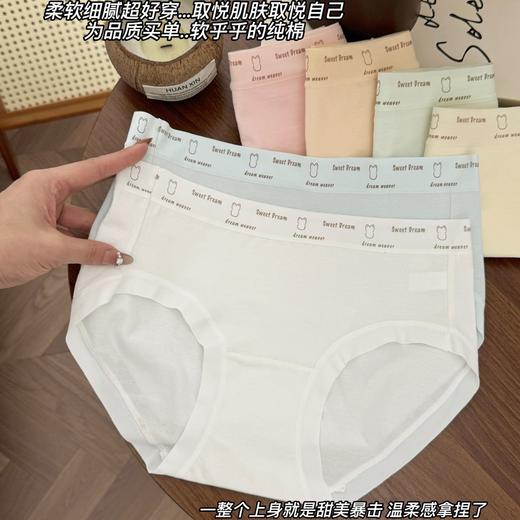 【GZ】无忧购礼盒装6条绵柔云朵裸感纯棉抑菌舒适透气三角裤女8801（截单后3-5天发货） 商品图9