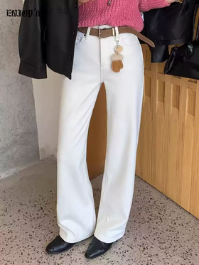 【门店同款】ENJOY冬季复合绒小手套挂件直筒裤 168897501