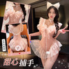 【情趣内衣】霏慕 牵引调情爱心波点连体衣6116 商品缩略图0