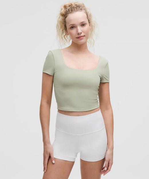 好折！lululemon Wunder方领短袖短裤T恤 原价￥800，现在￥399直邮到手 商品图5