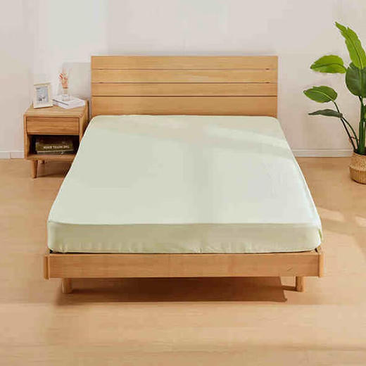 简约纯色100%全棉床笠 纯棉男生深色床单 帕莱特藏青 商品图1