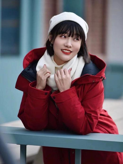 小禾高端连帽鹅绒服中长款羽绒服 商品图6