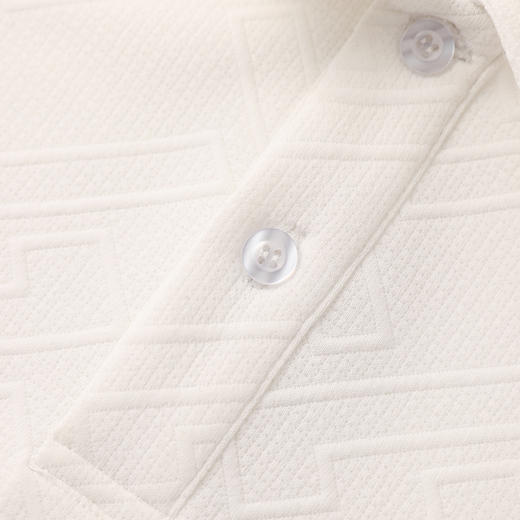 gxgjeans 男装【肌理感】男士长袖POLO衫25秋款亲肤透气日常百搭打底衫男K&C 商品图3