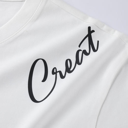 gxgjeans 男装【棉100%】字母印花男士长袖T恤25秋款舒适百搭打底衫上衣K&C 商品图5