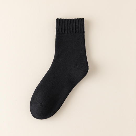 【YW】无忧购25元5双 35元10双秋冬加厚保暖羊绒地板袜中筒月子袜纯色睡眠袜2100（现货48小时内发货） 商品图6