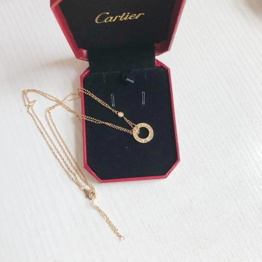 F011381情人节礼物love系列新款带钻双面项链 商品图0