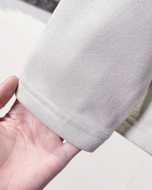 F011346冬季调温防臭防静电弹性修身长袖纯色立领卫衣 商品图13