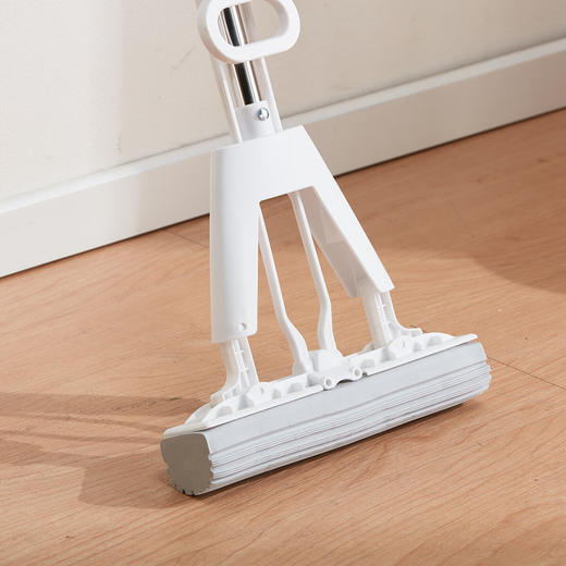 免手洗长柄便捷拖把家用墩布V型对折胶棉拖D1201 商品图1