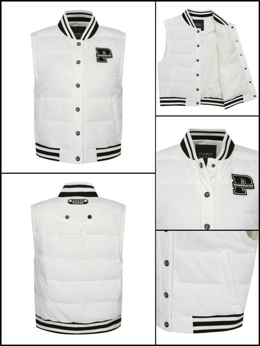 PG家新款女士夹棉保暖夹克背心来啦！秋冬爆款🔥背心❗️非常old school时髦的款式，无论高矮胖瘦，都毫无违和， 真的有点意思🤔！经典主色➕复古味浓郁的撞色辅料搭配， pg你真的太会了 ！ 商品图5