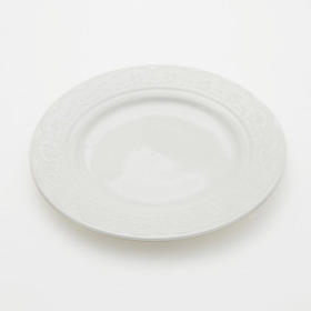 家用圆盘汤盘饭盘子寸碟子餐具 浮雕蕾丝系列