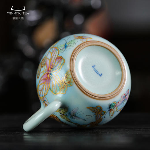 问鼎鼎峰系列天青龙胆壶（梦蝶飞舞） 商品图4