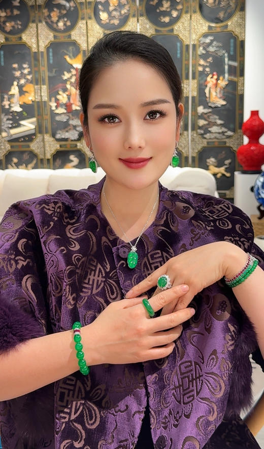 GAONAS 大叶有成贵气老钱绿叶子项链11519XG 商品图6