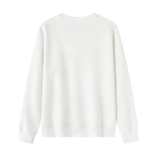 gxgjeans 男装【肌理感面料】男士圆领卫衣25秋款简约舒适百搭青少年打底衫K&C 商品图6