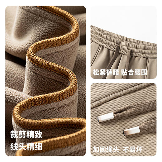 【易打理】圣得西2025年冬季男士休闲裤松紧腰系绳柔软舒适长裤 商品图4