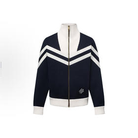 L-C 蓝白针织夹克外套