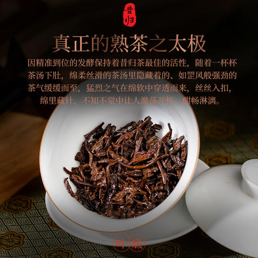 茶马世家丨莲舟 13年陈云南昔归古树普洱熟茶357g 百鸟朝凤礼盒装 商品图4
