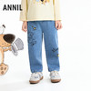 【实体店同款】男童全腰牛仔长裤春季新款安奈儿童装XB616087 商品缩略图1