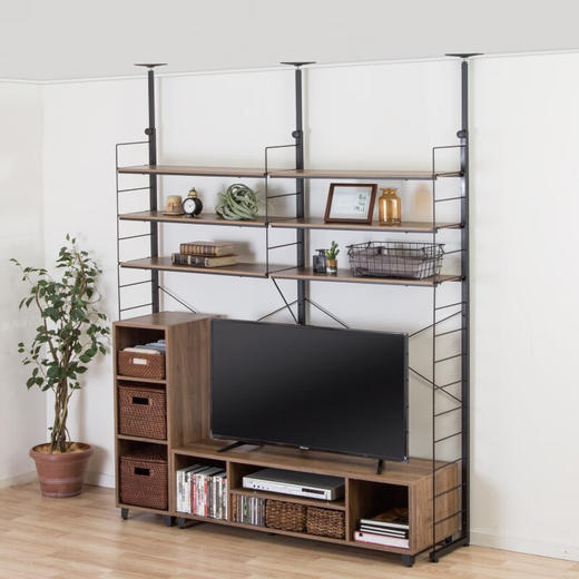 铁艺收纳层架铁线天地撑层架 顶天立地置物架Npolder 商品图2