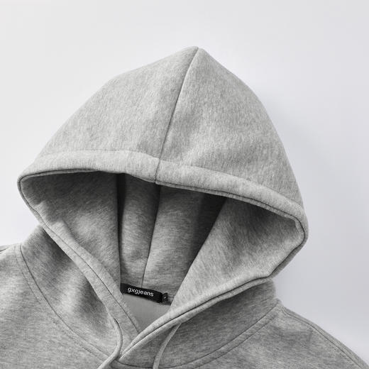 gxgjeans 男装男士连帽卫衣25秋款潮流印花套头长袖外套外穿内搭通勤打底衫K&C 商品图6
