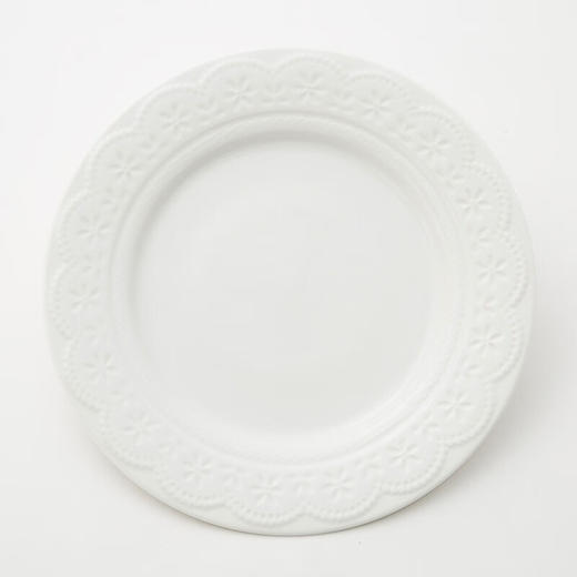家用圆盘汤盘饭盘子寸碟子餐具 浮雕蕾丝系列 商品图1