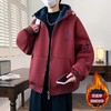 F011387双面穿加绒加厚连帽棉衣棉服男女同款外套 商品缩略图6